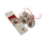 Marțișor brosă Mama din lemn în cutie cu fluturi 3