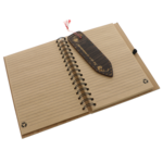 Mărțișor Personalizat – Semn de Carte din Lemn Wenge cu Pix Metalic 5