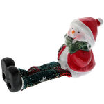 Christmas Snowman with Textile Legs 2