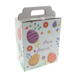 Pachet cadou Paște Red Easter – coș cadou premium cu vin roșu, cozonac și dulciuri 5