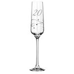 Spiral Diamante crystal champagne glass 190ml 5