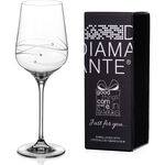 Spiral Diamante crystal wine glass 450ml 1