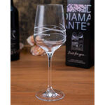 Spiral Diamante crystal wine glass 450ml 5