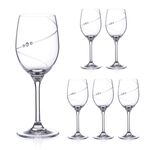 Crystal Wine Glasses Silhouette City 1