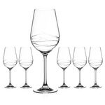 6 Glass Get for Wine Chrystal Venice