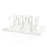 Crystal Glasses and Tray 2