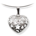 Heart Pendant with Stars 1