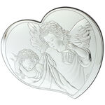 Guardian angel heart plaque 18cm 2