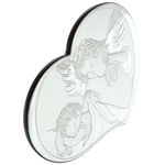 Guardian angel heart plaque 18cm 4
