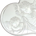 Guardian angel heart plaque 18cm 7