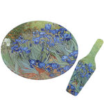 Decorated Plate Van Gogh Irises 1