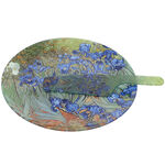 Decorated Plate Van Gogh Irises 2