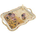 Platou cu paleta Klimt: Kiss galben