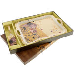 Platou cu paleta Klimt: Kiss galben 7
