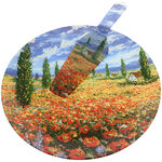 Claude Monet Cake Plate: Poppies 2