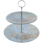 Tiered Plate with Almond Blossoms 1