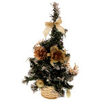 Small Golden Christmas tree 1