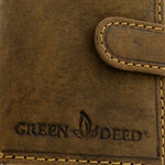 Portcard piele Green Deed 6