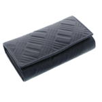 Portofel albastru de damă Scala Luxury Collection din piele naturală–17cm