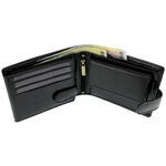 Man's Black Leather Wallet Corvo 5