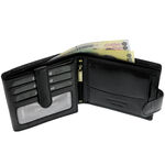 Men's Corvo Luxury Black Leather Wallet 7