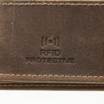 Men’s Wallet "Anonymus" – Brown Natural Leather, with Snap Closure 4