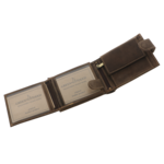Men’s Wallet "Anonymus" – Brown Natural Leather, with Snap Closure 5