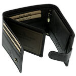 Black deer men's wallet 6