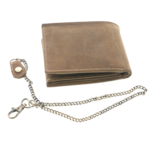 Portofel Bărbați Chopper din Piele Naturală cu Lanț, Protecție RFID 3