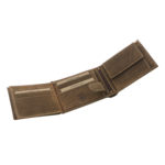 Portofel bărbați Chopper din piele naturală maro RFID – Portofel motociclist personalizabil 7