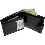 Giultieri Men's Black Leather Wallet 5