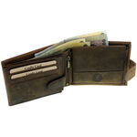 Men's Leather Wallet with Chain and Motorcycle 2