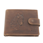 Men's Wallet Leather Brown Cal