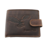 Men's Leather wallet with eagle