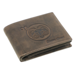 Men's brown leather wallet Zodiac Aries 2