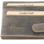Men's wallet brown leather zodiac Pisces 6