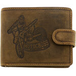 Motocross Leather Men's Wallet 1