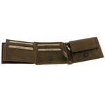 Men's wallet brown natural leather dog RFID 5