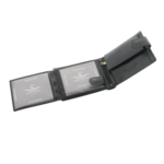 Portofel Barbati Piele Neagra Corvo Luxury 5