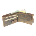 Men's Leather Wallet Rottweiler brown rfid 9