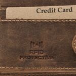 Wallet with yaht natural brown leather RFID 5