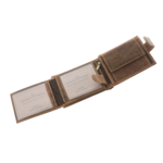 Wallet with yaht natural brown leather RFID 6