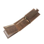 Wallet with yaht natural brown leather RFID 7