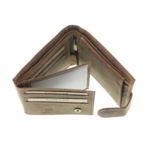 Wallet with yaht natural brown leather RFID 8