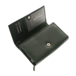 Giultieri Green Leather Women’s Wallet – Personalized Natural Leather Wallet 4