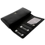 Women's leather wallet La Scala Luxury black 4