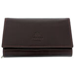 Vester Luxury brown leather women's wallet 2