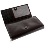 Vester Luxury brown leather women's wallet 5
