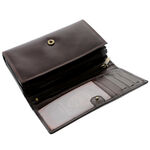 Vester Luxury brown leather women's wallet 6