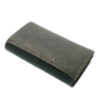 Ladies Leather wallet Green Genuine Gultieri 18cm 4